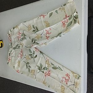 Ladies No BS floral Pants, Sz 10